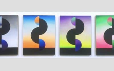 Shape Chroma: Katrina Blannin, Caroline List, Laurence Noga At Tension Fine Art By Sue Hubbard