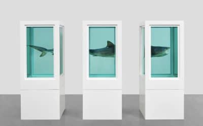 Damien Hirst Exhibits Groundbreaking Formaldehyde Sculptures At Gagosian