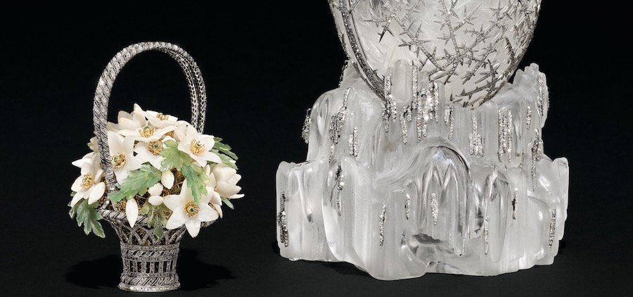 A MAGNIFICENT AND HIGHLY IMPORTANT IMPERIAL WINTER EGGBY FABERGÉ, DESIGNED BY ALMA THERESIA PIHL, WORKMASTER ALBERT HOLMSTRÖM, ST PETERSBURG, 1913 Photo Courtesy Christie's