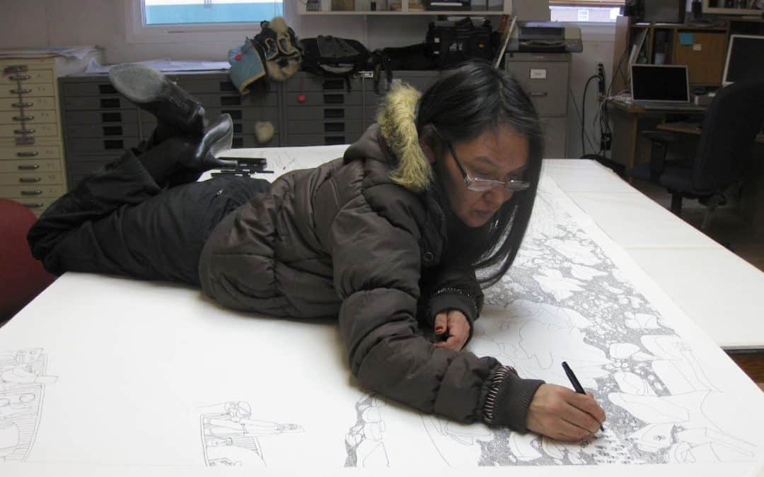 Shuvinai Ashoona: Interview of the Month  March 2024 – Paul Carey-Kent