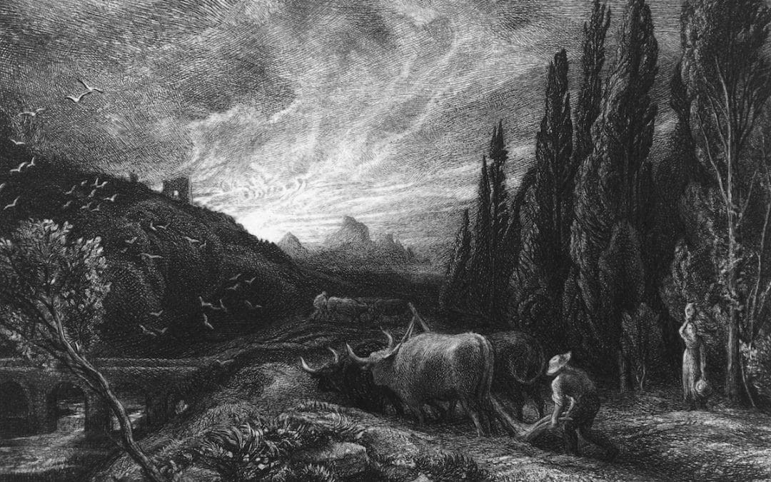 Samuel Palmer Etchings Explored At The London Original Print Fair