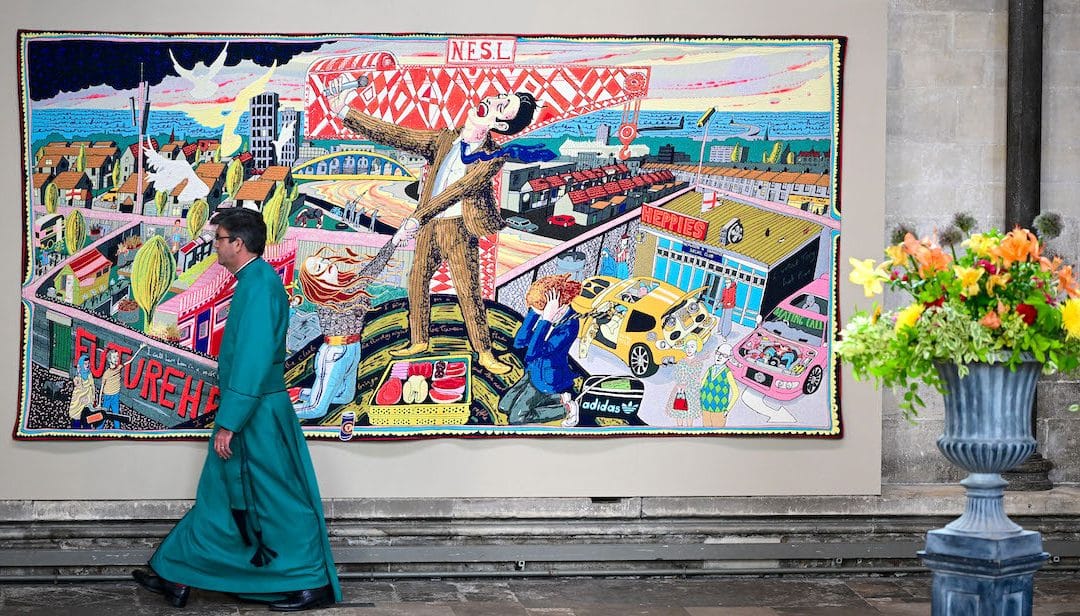 Grayson Perry Tapestries On Show At Salisbury Cathedral – Rev Jonathan Evens