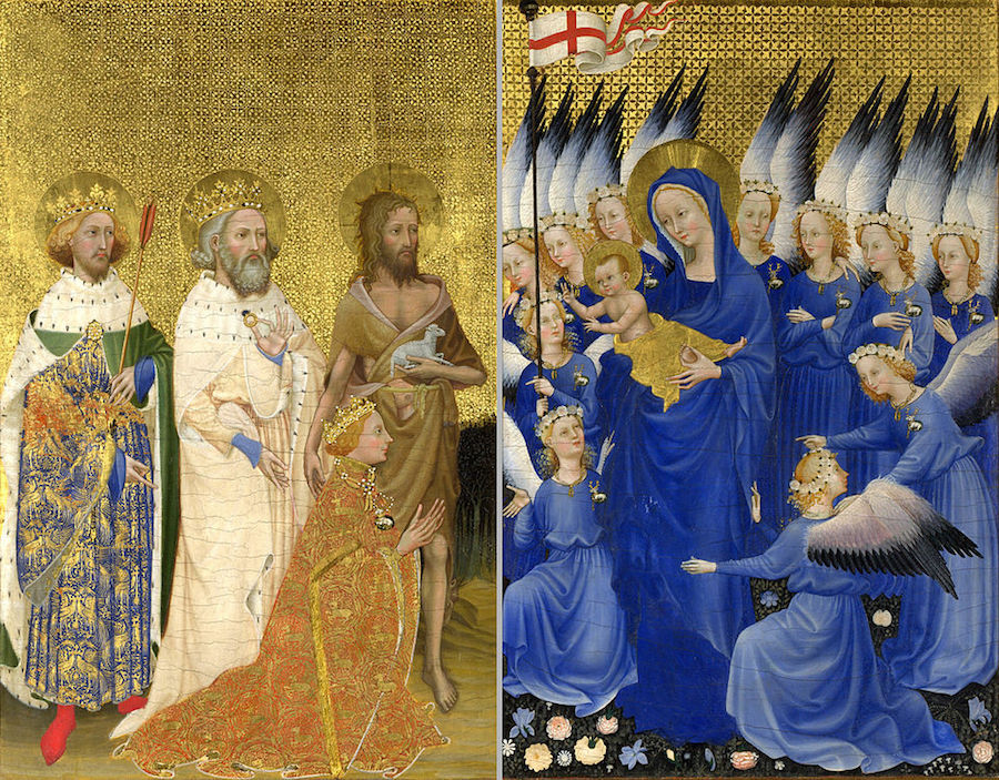 The Wilton Diptych (made c. 1395–1399)