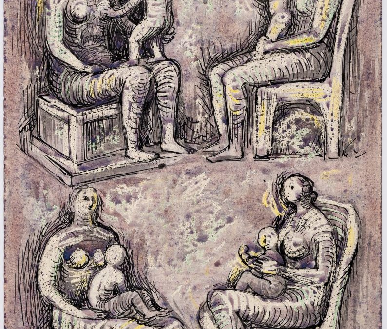 Henry Moore Drawing Discovered In Charity Shop Auctioned