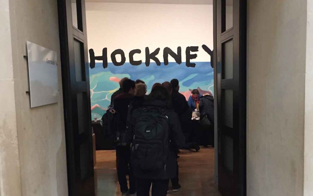 David Hockney Unveils His First British Retrospective Exhibition At Tate Britain