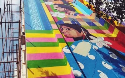 Indian Women Artists Working On Walls – Jude Cowan Montague