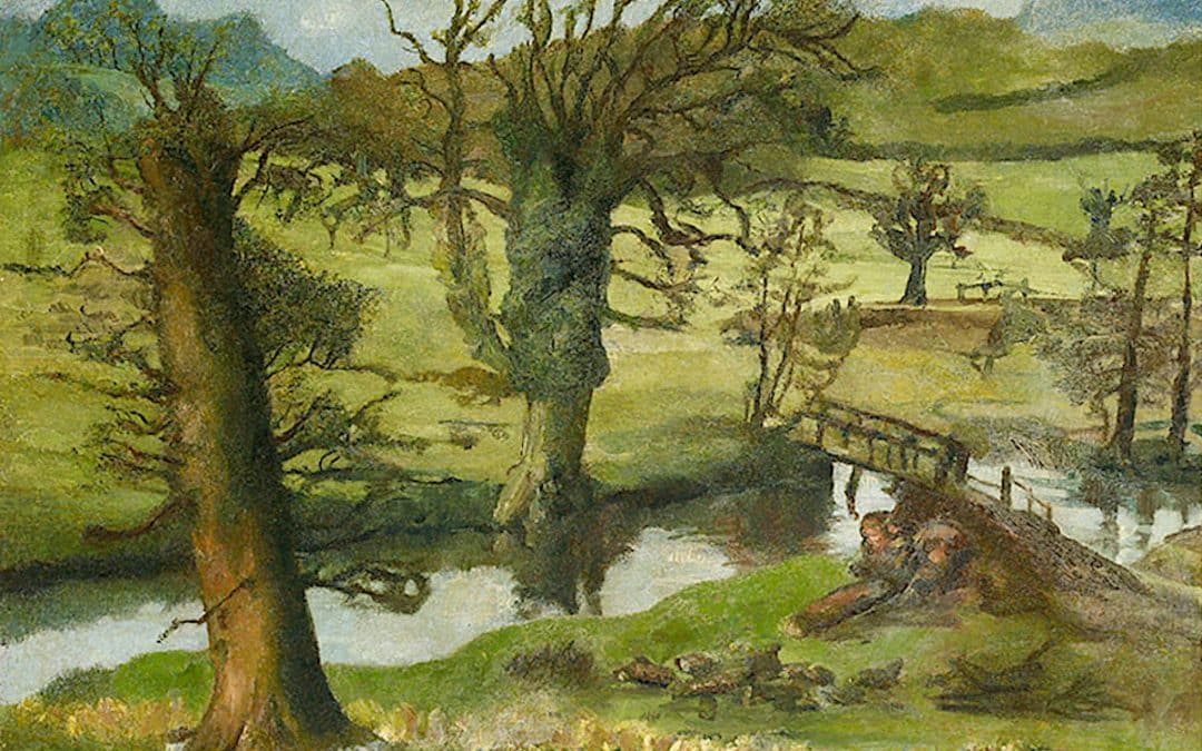 Lucian Freud Landscape Discovered Under Suffolk Sign Painter’s Canvas