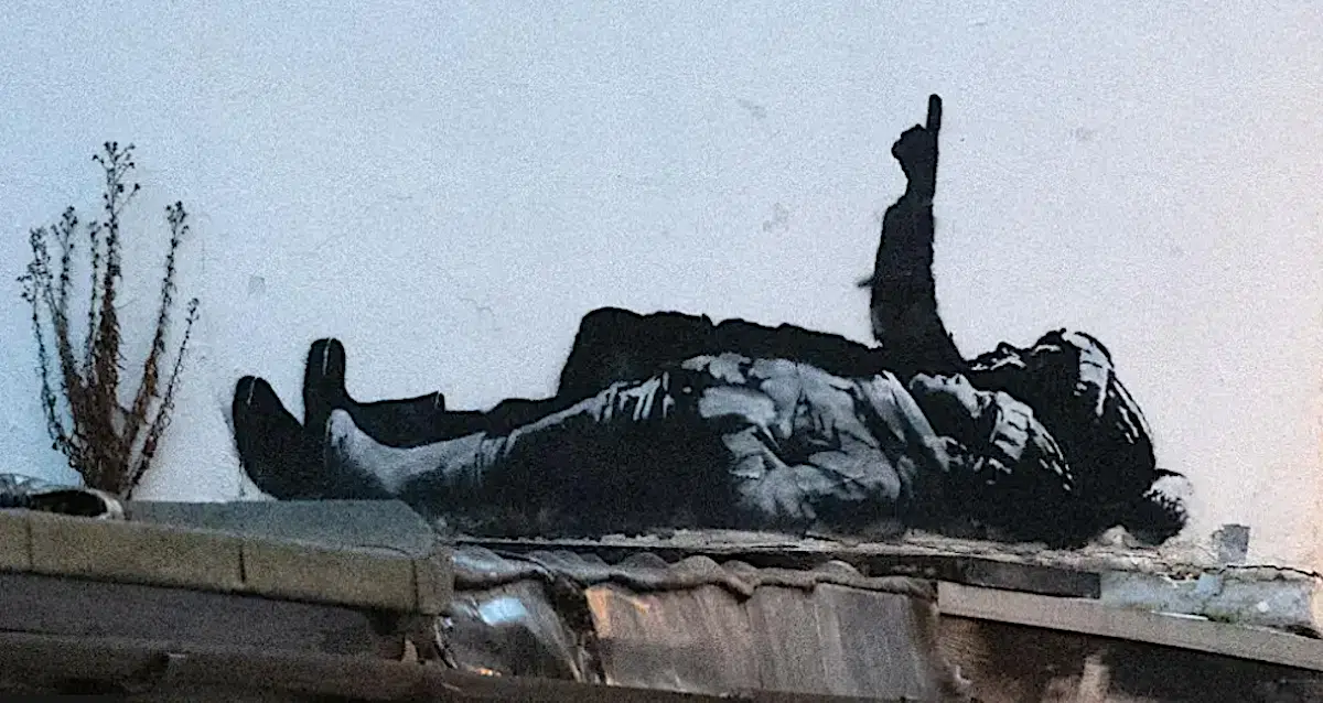 Two Identical Banksy Murals Have Appeared In London For Christmas