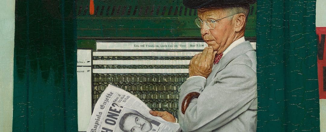 Norman Rockwell Election Painting Auction Timed For US Presidential Election