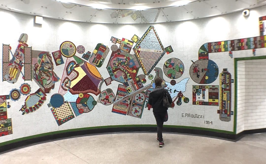 TFL Demolishes £100,000 Eduardo Paolozzi Mosaic Arches At Tottenham Court Station