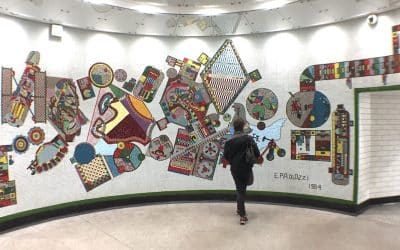 TFL Demolishes £100,000 Eduardo Paolozzi Mosaic Arches At Tottenham Court Station