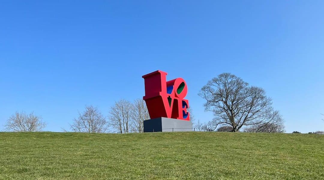Love Is In The (Open) Air Robert Indiana Sculpture YSP – James Payne