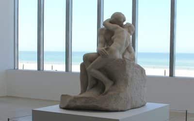 Auguste Rodin, The Kiss Exhibited At Turner Contemporary