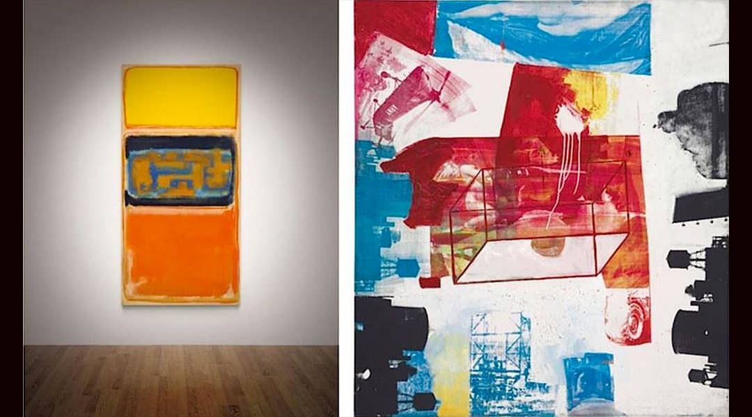 Rothko And Rauschenberg Paintings Featured In Christie’s Post-War And Contemporary Sale