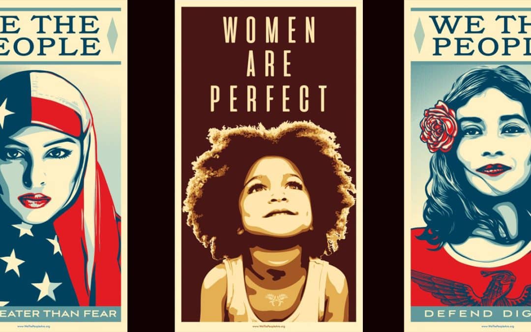 Shepard Fairey Saturates Washington With We The People Protest Posters