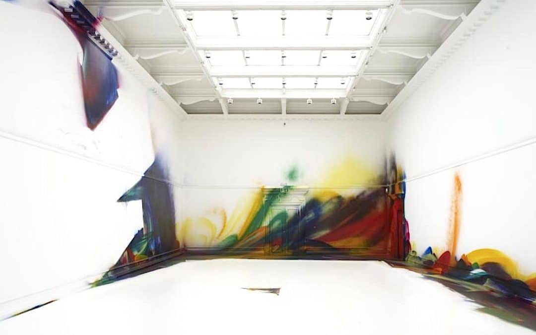 Katharina Grosse Presents New Site-Specific Work At South London Gallery