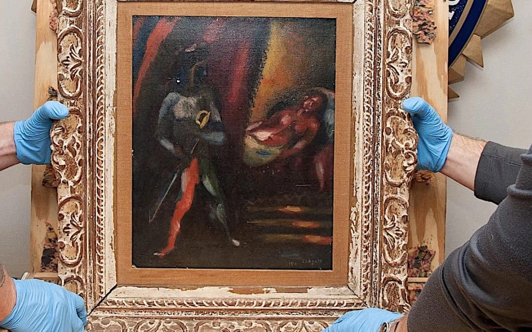 Stolen Chagall Oil Painting Recovered By FBI Thirty Years Later