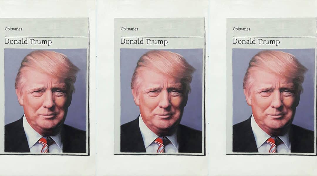 Hugh Mendes: Donald Trump Obituary Painting Is Not Just Fake News