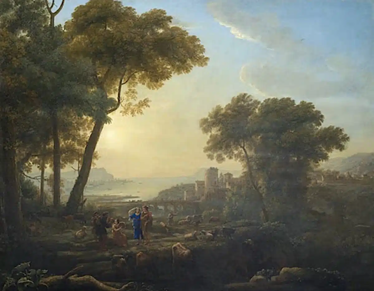 Claude Lorrain Landscape Painting With Export Bar Seeks UK Buyer
