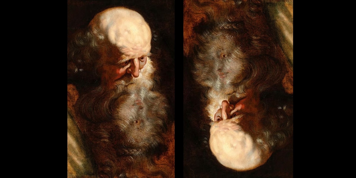 Rubens Head of an old man