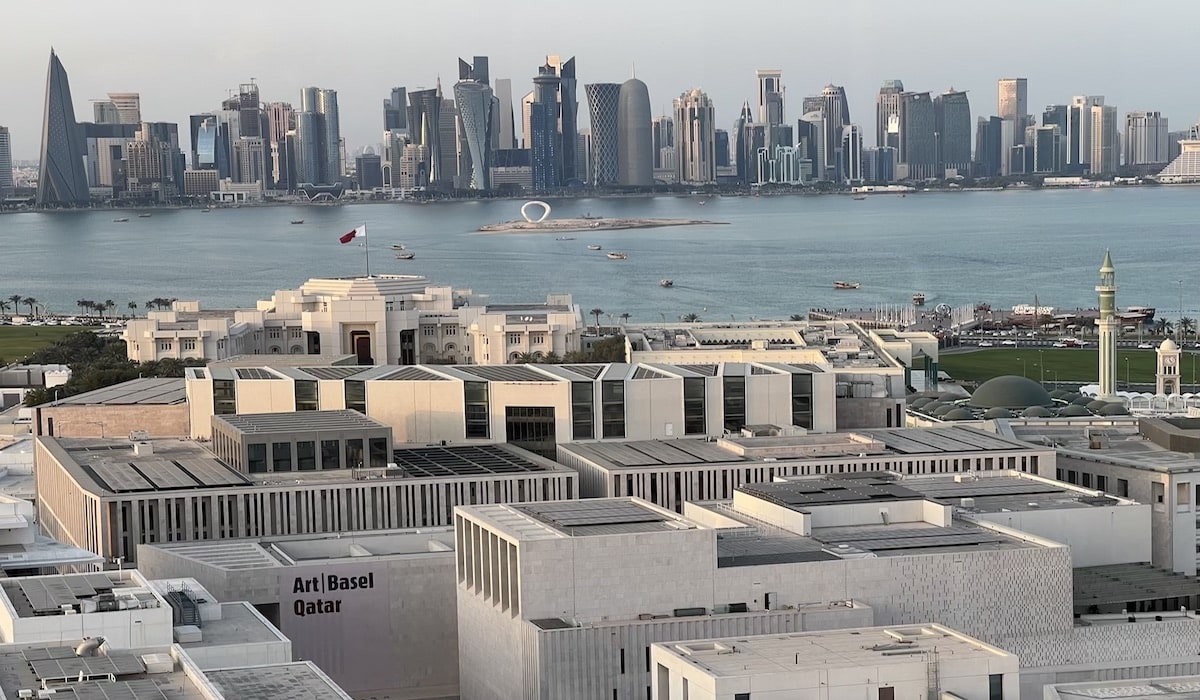 Art Basel Doha Taken from Park Hyatt Terrace