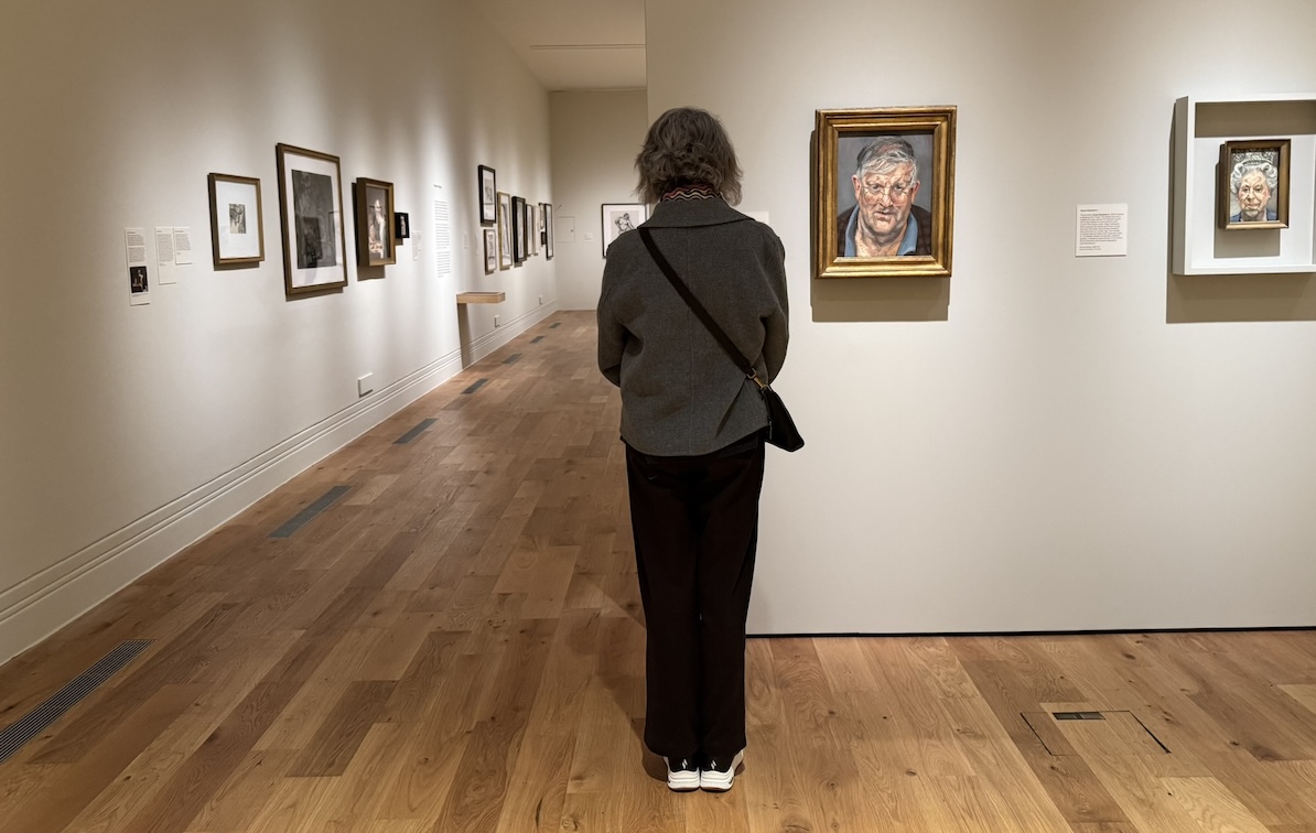 Lucian-Freud-npg-judithburrows Lucian Freud, Drawing into Painting, NPG