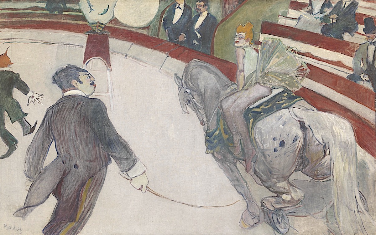 Henri de Toulouse-Lautrec — Equestrienne (At the Cirque Fernando) (1887–88)
