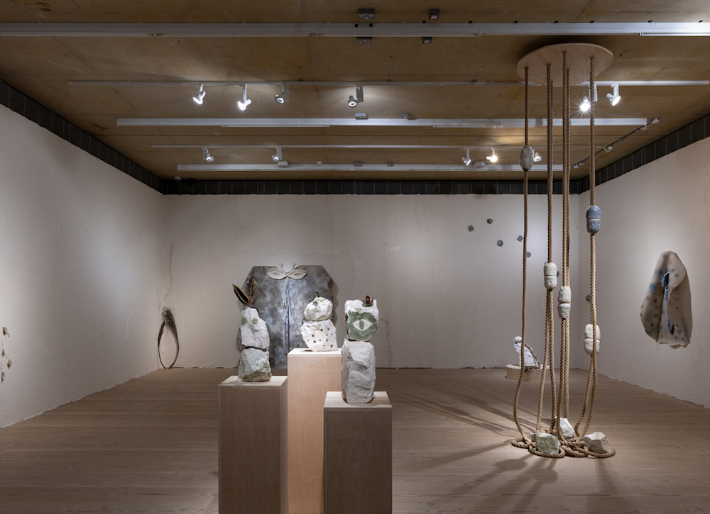 Installation view of Lucía Pizzani ‘Faunal Succession’, Focal Point Gallery, Southend-on-Sea, 2026. Photo: Anna Lukala