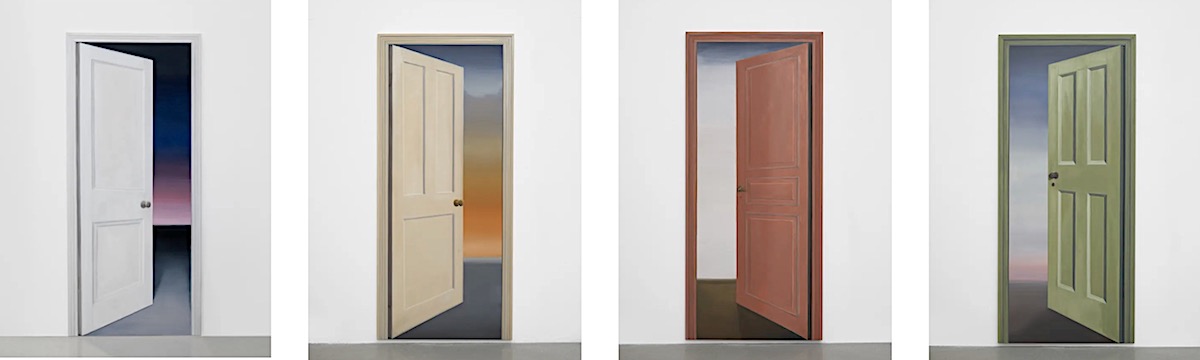 Gavin Turk Q: When is a door not a door? A: When it is ajar.