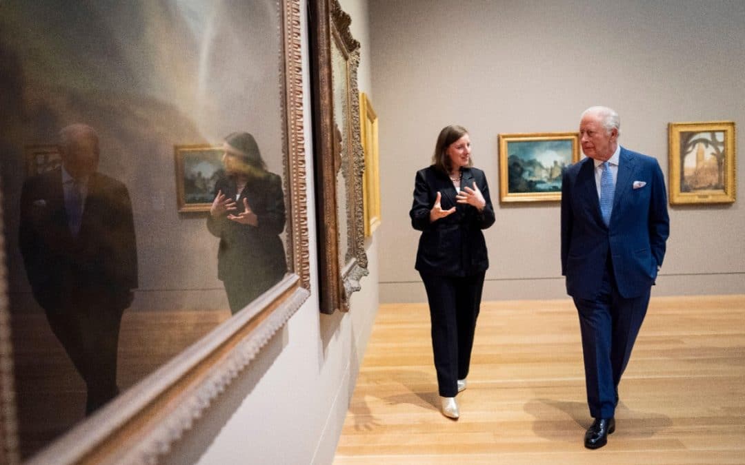 King Charles Visits Tate Britain’s Turner and Constable Exhibition