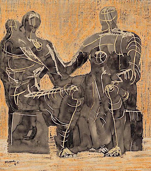 Henry Moore, Family Group, 1945 © 2026 The Henry Moore Foundation. All Rights Reserved, DACS