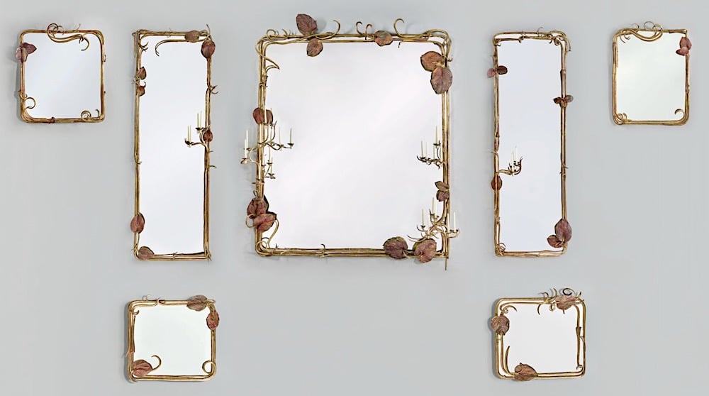 An Important and Unique Ensemble of Mirrors for Yves Saint Laurent and Pierre Berg