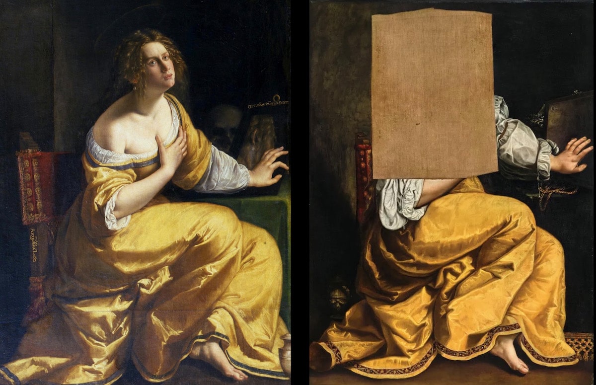 Artemisia Gentileschi missing face