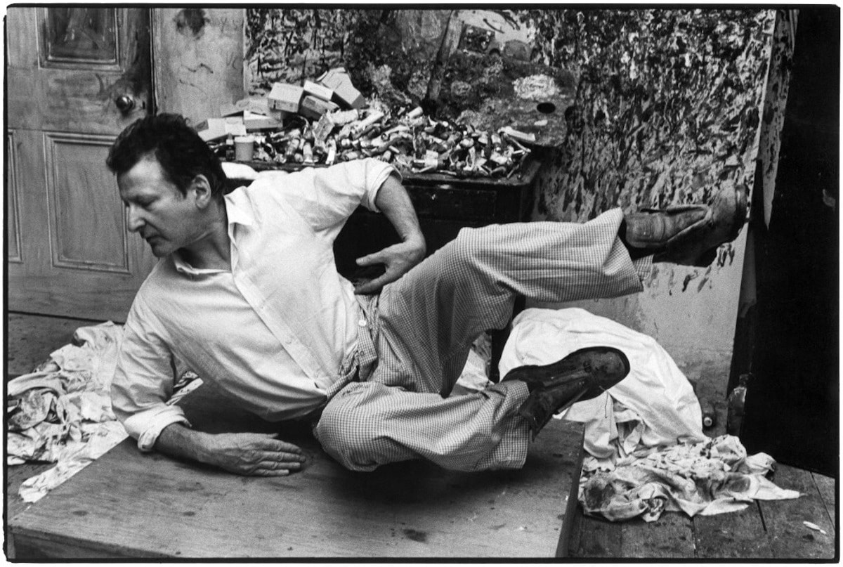 Estate of Bruce Bernard Lucian Freud Posing as a Henry Moore, 1983