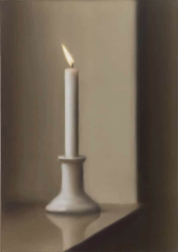 Gerhard Richter, Kerze (Candle), 1982). Image courtesy Christie’s.