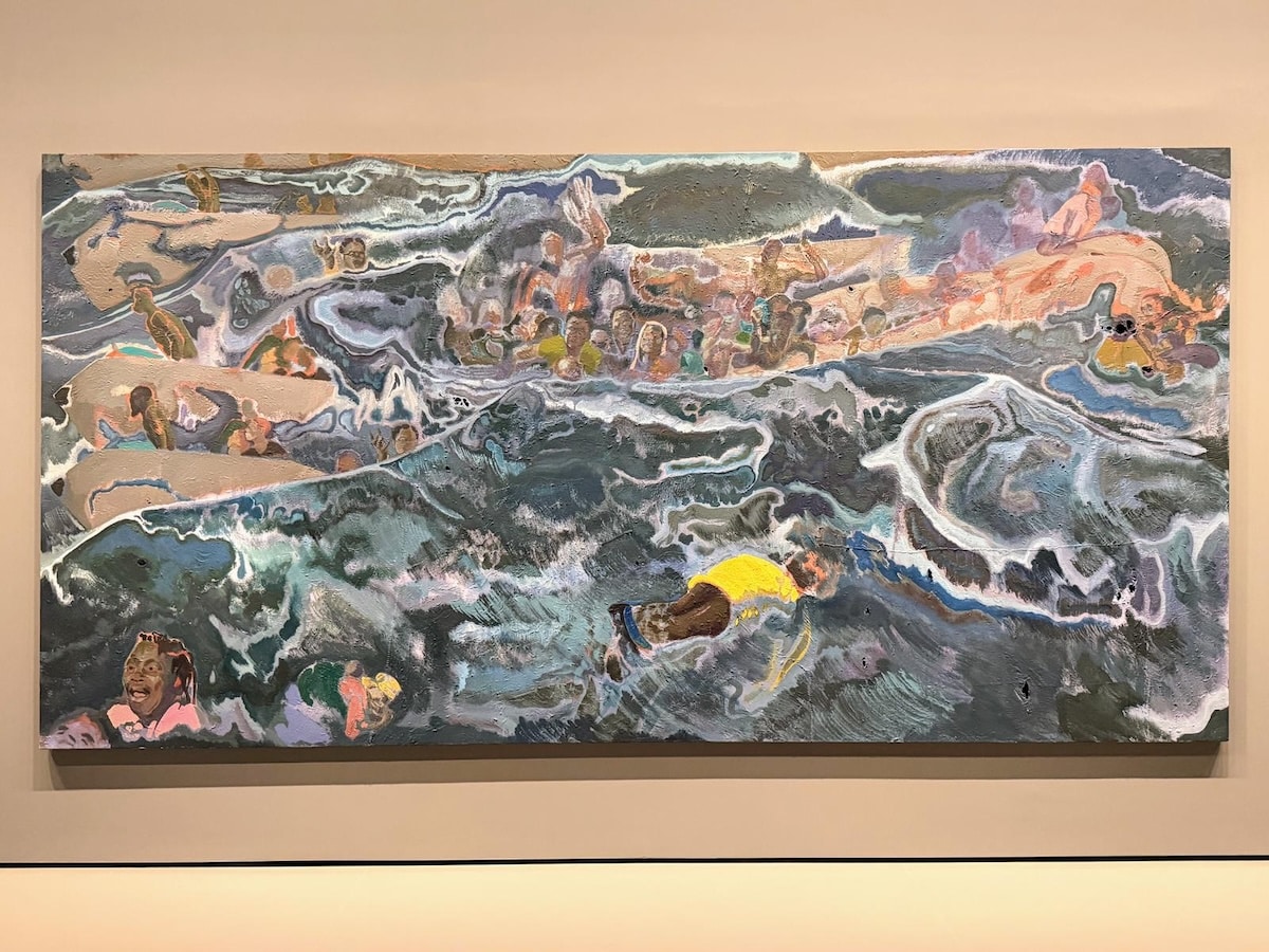Michael Armitage, Raft (II), Palazzo Grassi, Pinault Collection