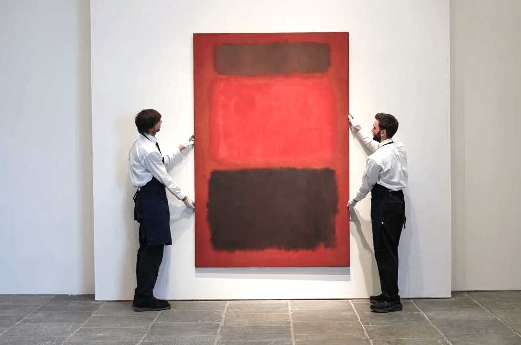 Mark Rothko Brown and Blacks in Reds, painted in 1957