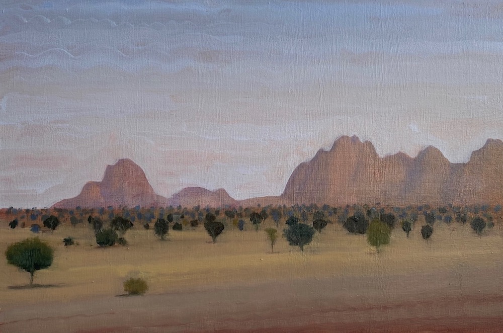 Tobit Roche First Alwar Landscapeoil on linen31 x 46 cm
