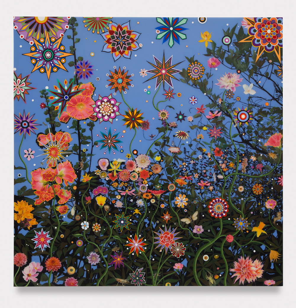 Bloom's Disrupted Fred Tomaselli James Cohan