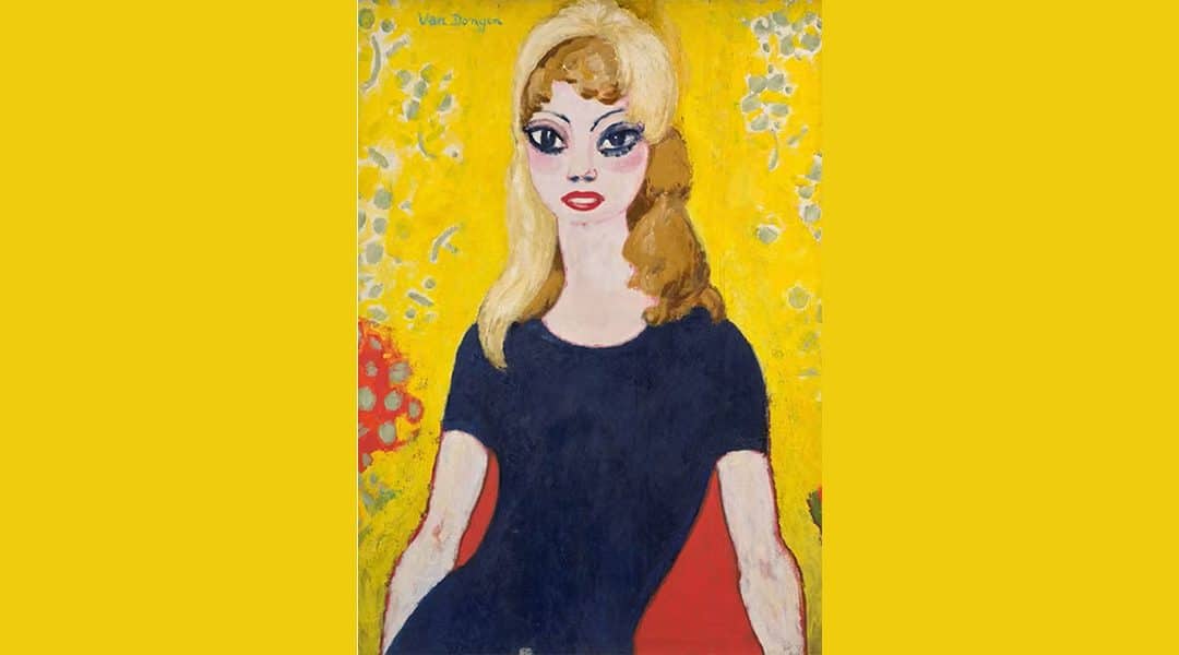 Kees van Dongen: Studio Portrait Of Brigitte Bardot Auctioned