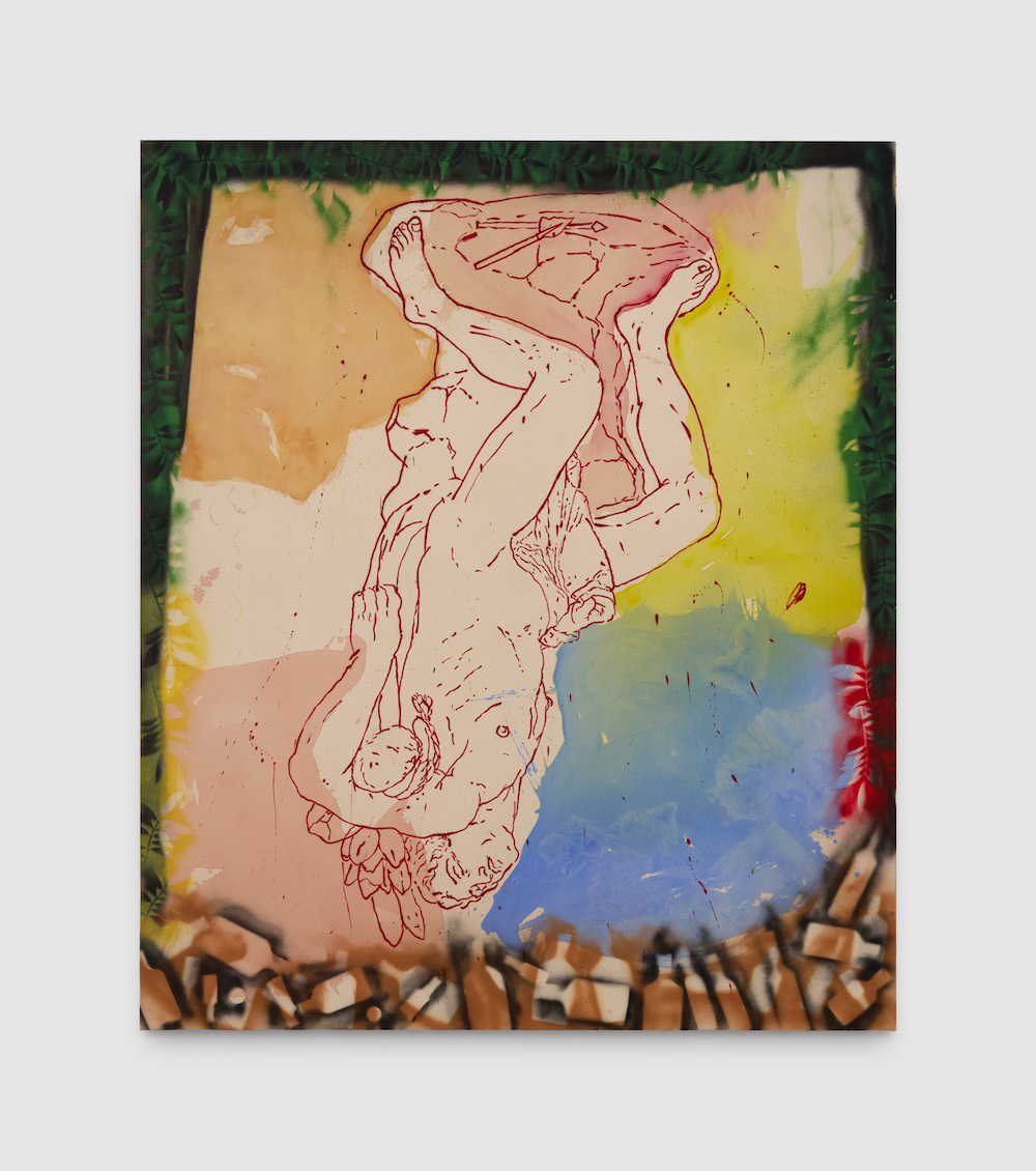 Dale Lewis: Bad Day, 2025 – oil on canvas, 200 x 170 cm