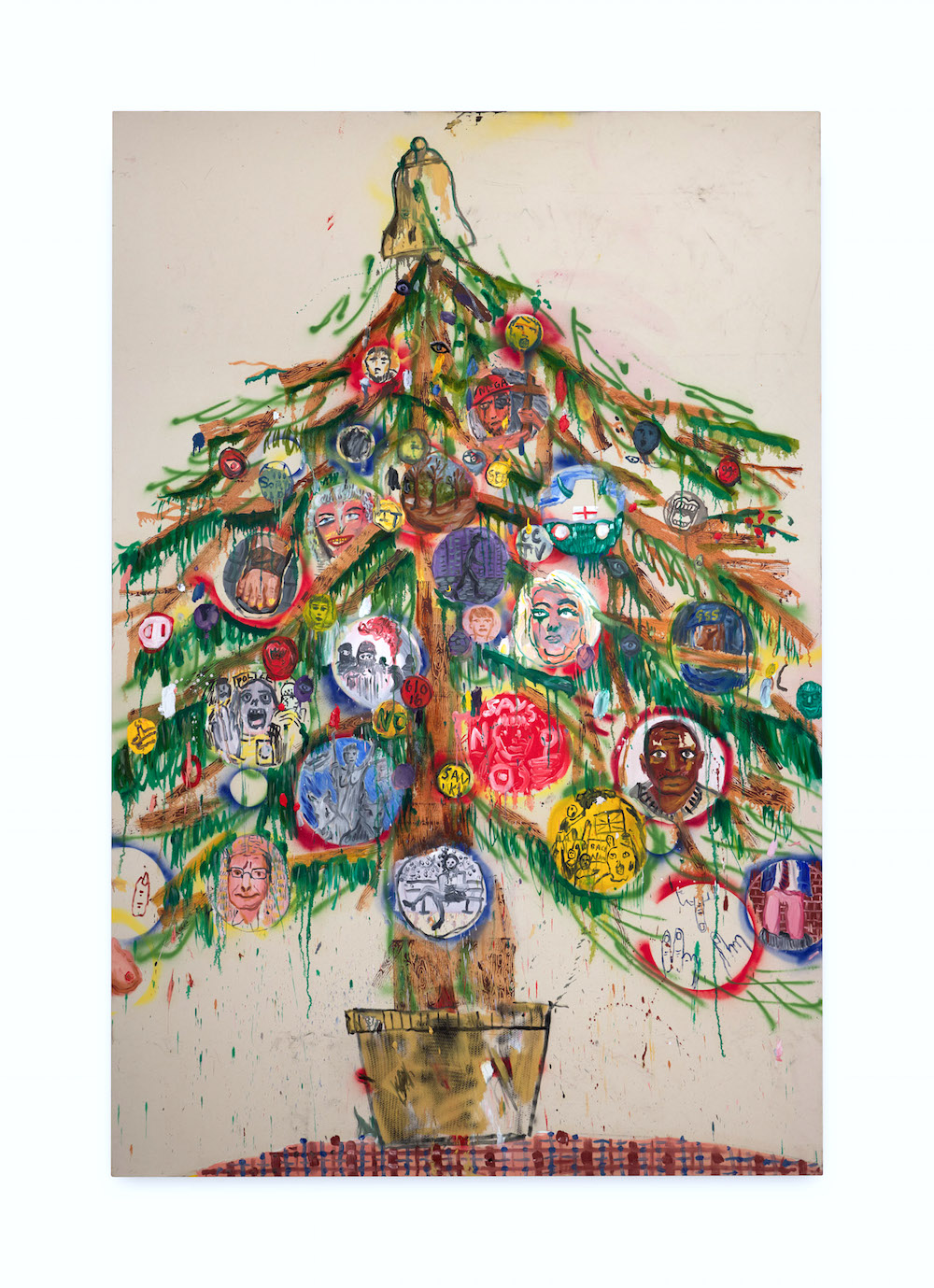 Dale Lewis: The Bell, 2025 – oil on canvas, 300 x 200 cm