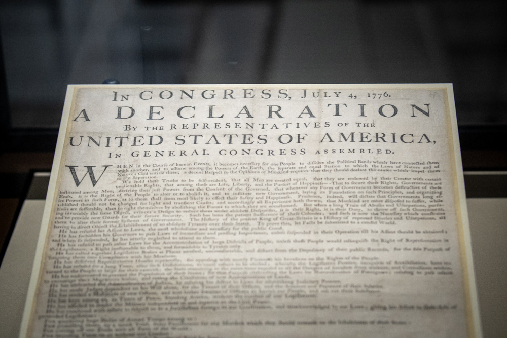 Intercepted Declaration of Independence Unveiled at Bath Museum For America 250