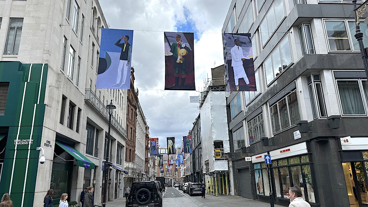Lubaina Himid: Cork Street 2026 Banner Commission Conveys Language Of Dress