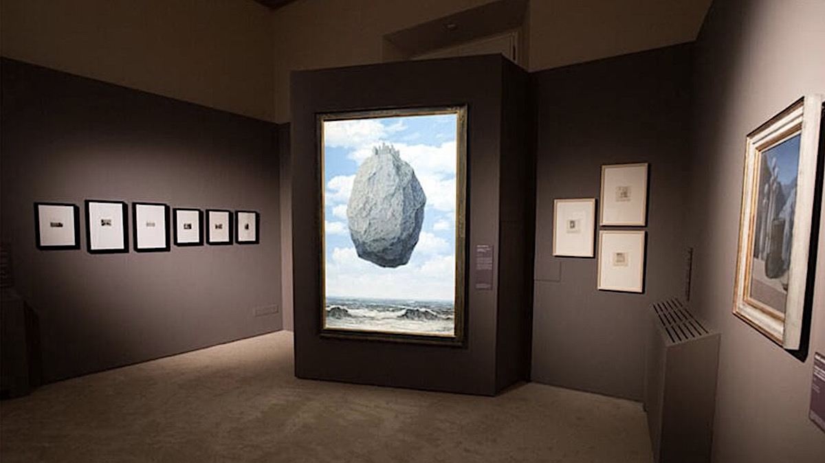 René Magritte Castle of the Pyrenees Damaged by a Child in Jerusalem