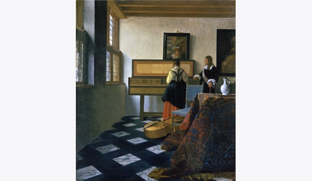 Johannes Vermeer, Lady at the Virginals with a Gentleman (‘The Music Lesson’), early 1660s