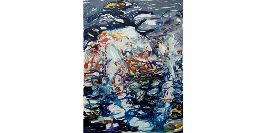  Janaina Tschäpe:  ‘Sereias’, 2023 – Oil and-oil stick on linen, 600 x 802 cm. Photo Janaina Tschäpe