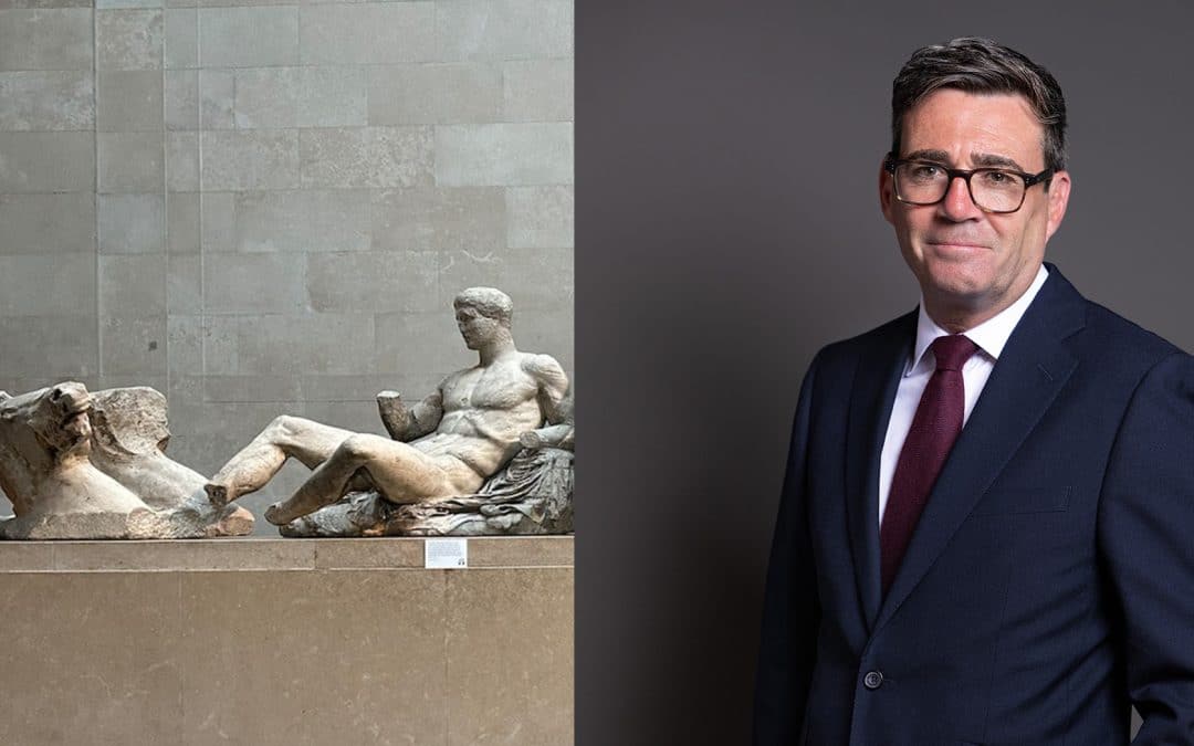 Andy Burnham Backs Return of the Parthenon Marbles to Greece