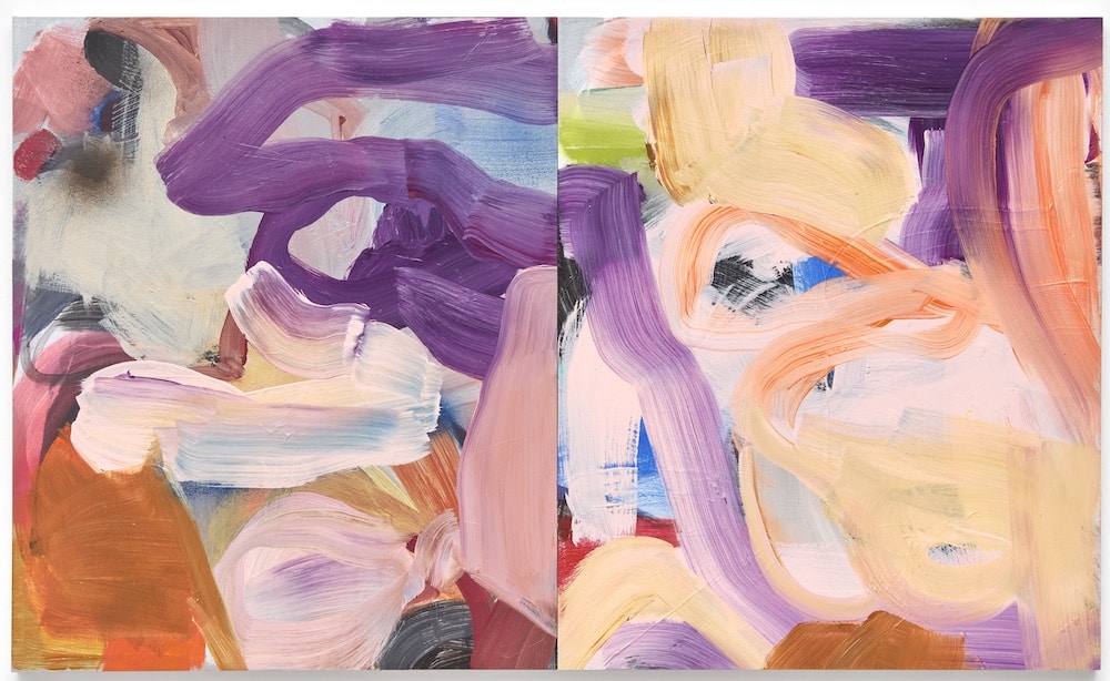 Liliane Tomasko Shapeshifter (yesterday and tomorrrow, divided by the present), 2024 Acrylic and acrylic spray on aluminum