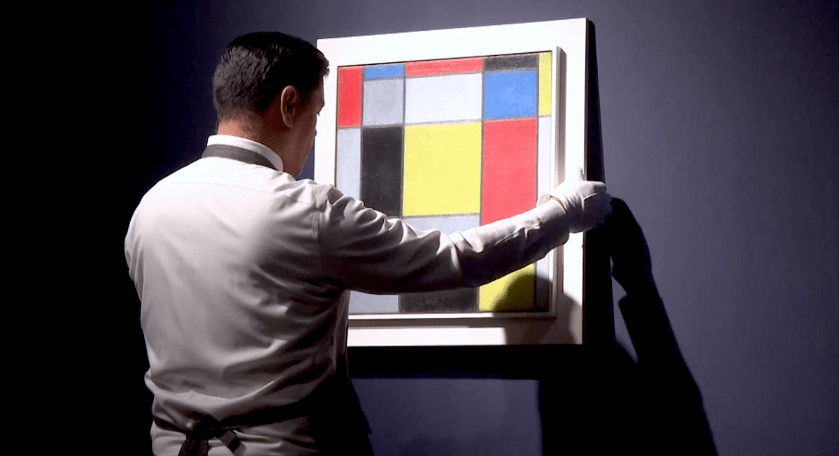 Mondrian's Composition III Christie's